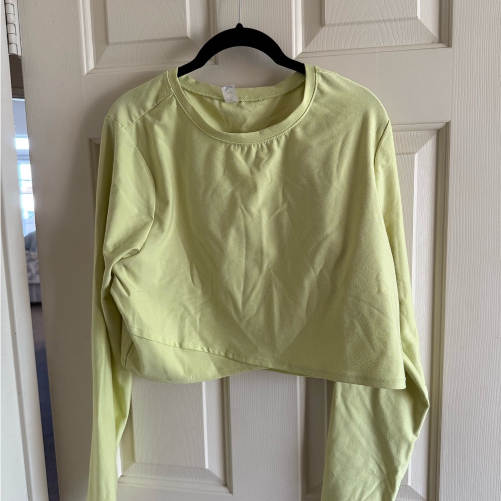 Old Navy Light Green Crop Top
